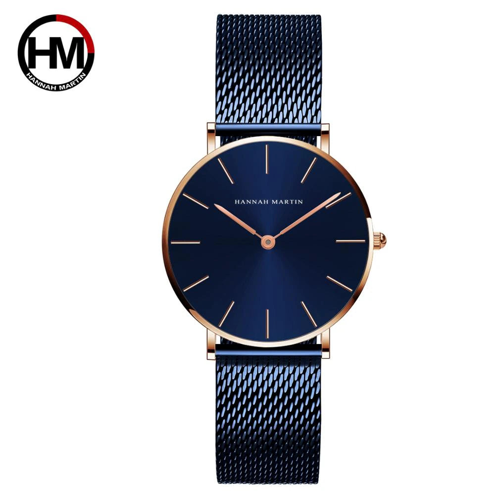 Women Watch Top Brand Rose Gold Waterproof Fashionable Nordic Minimalist Ladies Watches