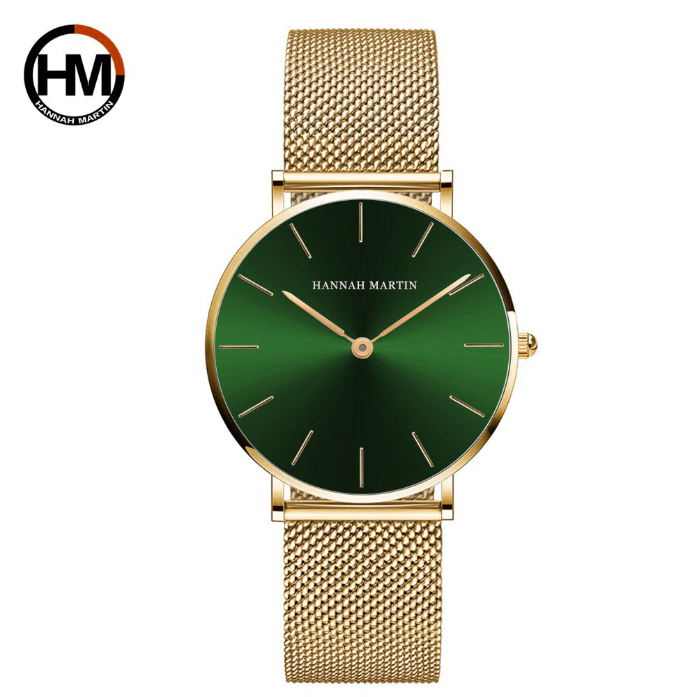 Women Watch Top Brand Rose Gold Waterproof Fashionable Nordic Minimalist Ladies Watches