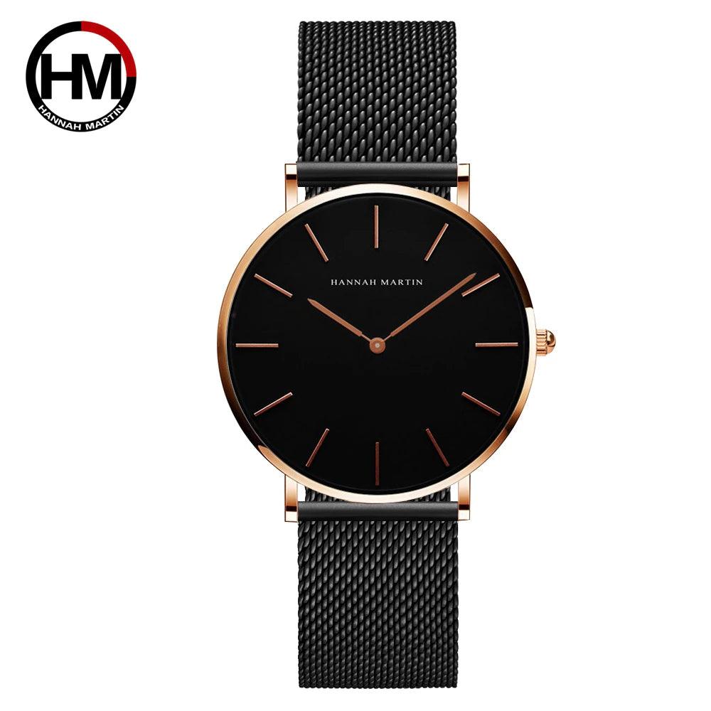 Women Watch Top Brand Rose Gold Waterproof Fashionable Nordic Minimalist Ladies Watches