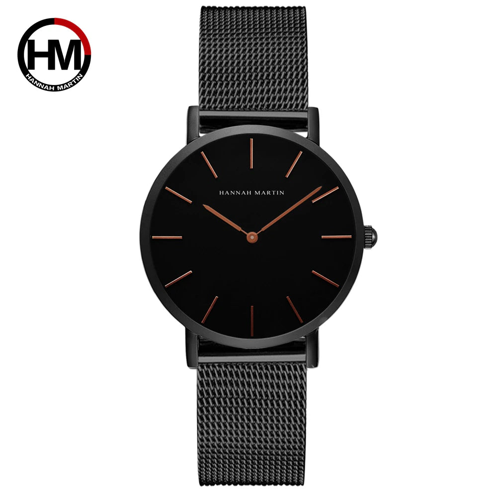 Women Watch Top Brand Rose Gold Waterproof Fashionable Nordic Minimalist Ladies Watches